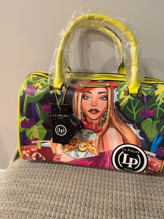 LA Philipe Blooming Garden Handbag - Picture 1 of 5
